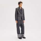 高定款 芸蚁〔知识是力量〕杜邦防水工艺精纺羊毛防皱防起球西裤