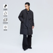 芸蚁〔逆寒〕90白鸭绒科技三防多形态围巾抽绳下摆长款 保暖羽绒服