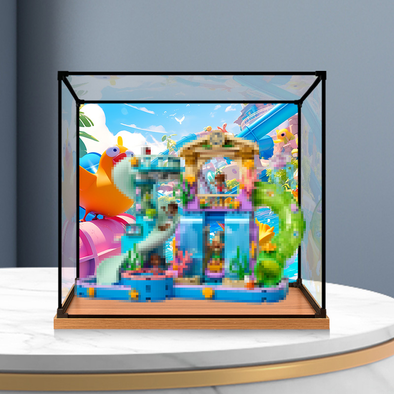 好朋友系列积木模型防尘展示盒