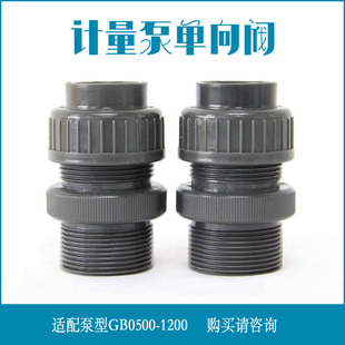计量泵单向阀 米顿罗配件H60926配套泵型GB0500-1200螺纹M47 DN25