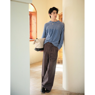 慵懒休闲镂空套头针织衫 2025秋新品 毛衣显瘦设计感上衣 FLOW SAME