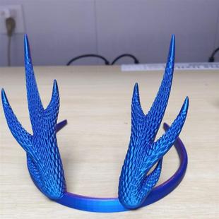 哪吒闹海头饰敖丙敖闰敖光应龙角发箍可爱搞怪发卡儿童头箍3d打印