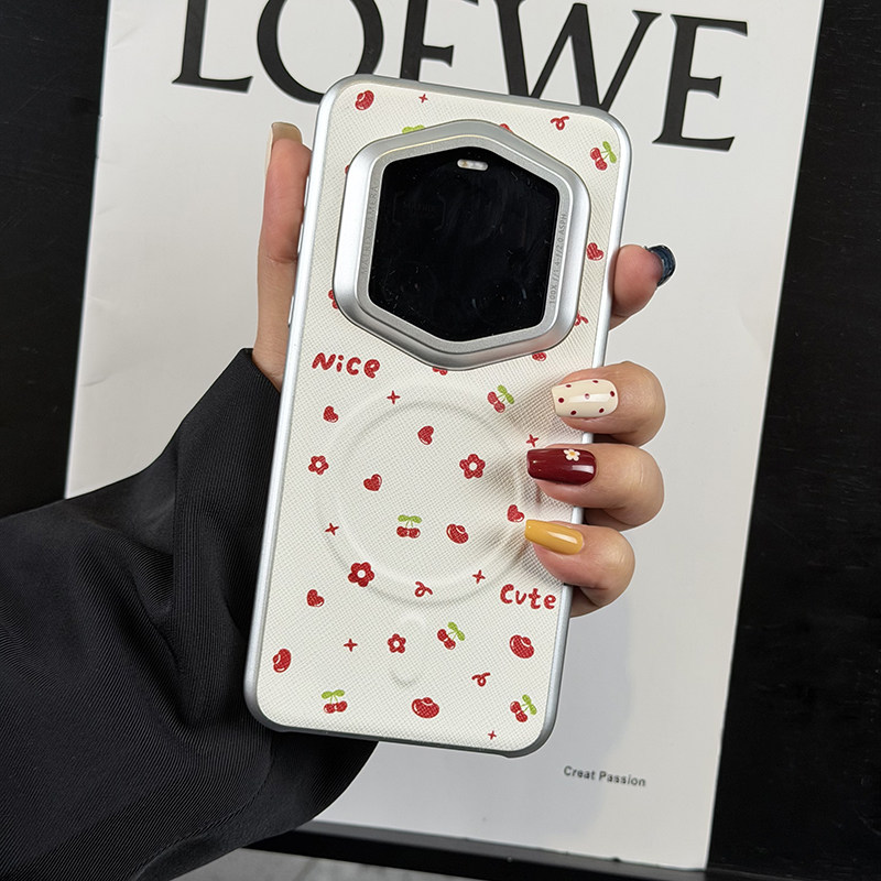 高级磁吸三包壳适用荣耀magic7rsr保时捷手机壳硬壳magic7RSR保护套防摔RSR三包高档磁吸网红ins小清新女