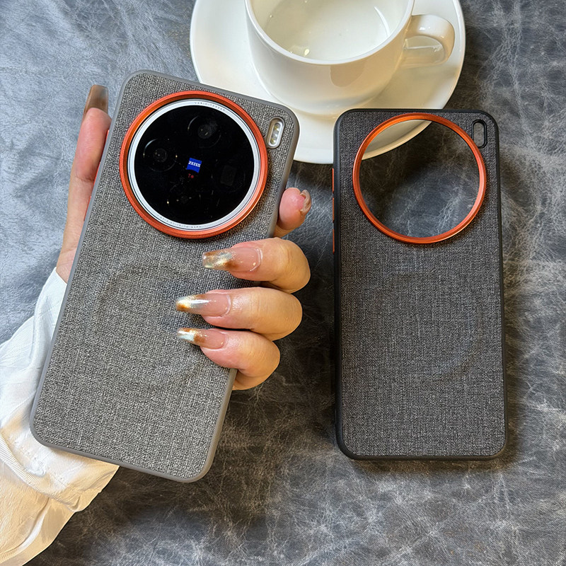 高级磁吸布纹适用努比亚M153豆包手机手机壳布纹nubia M153保护套全包防摔硅胶软边m153高档磁吸商务男女