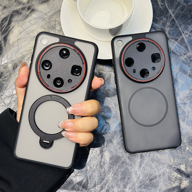适用oppofindx8ultra手机壳磨砂透明oppofindx8s+保护套硅胶全包防摔高档findx8pro创意徕卡红圈镜头磁吸