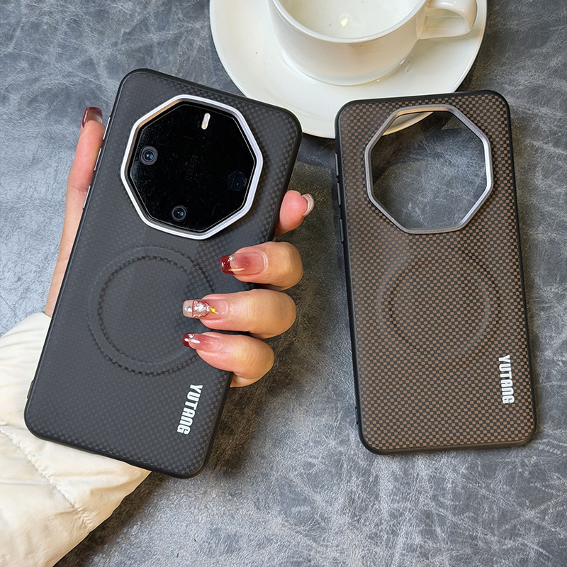 高级磁吸点点纹适用华为mate60rs非凡大师手机壳70RS皮纹mate40rs保时捷保护套防摔软边高档磁吸简约mate50rs