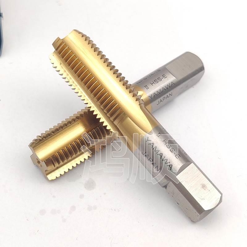 德国JRUIKE镀钛直槽丝攻BSPP1/4 1/8 1/2 3/4 管用螺旋丝攻BSPP