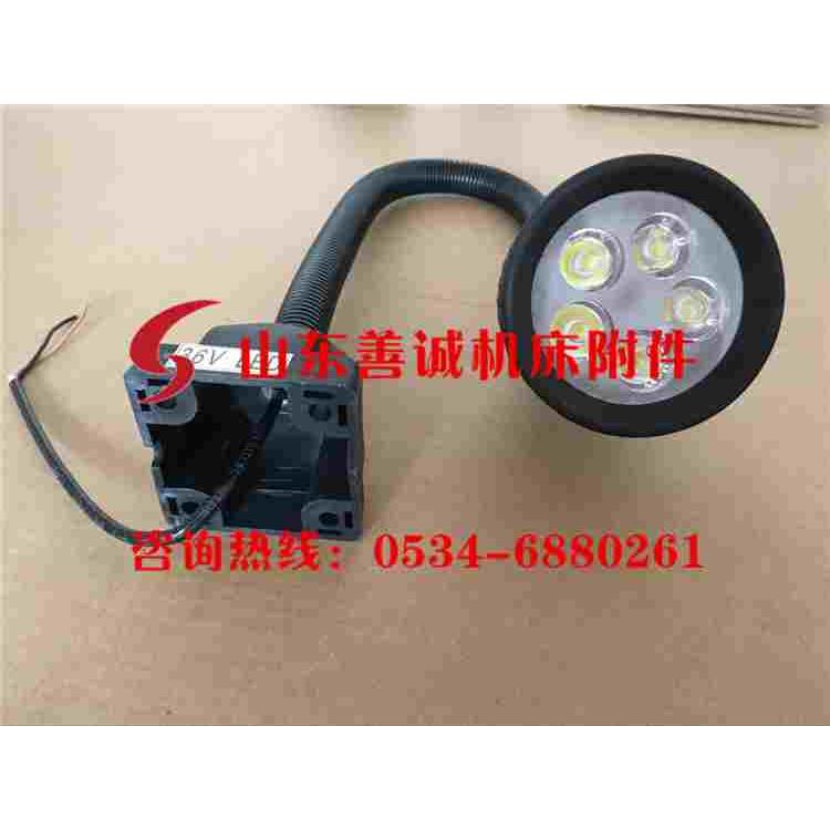 JL50D-2万向软管方形尼龙座36V220V 5W车床强磁铣床机床照明灯