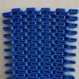 7100塑料拐弯输送带网链网带POM pp塑料链板传送带输送机转弯网