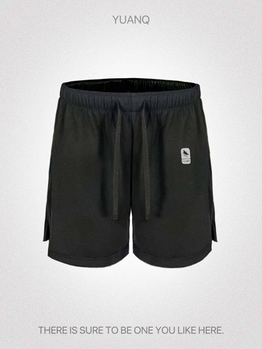 YUANQ26SS冰丝美式四分裤篮球运动训练健身运动小众原创休闲短裤