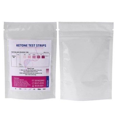 1 Set 100pcs URS-1K Test Strips Ketone Reagent Testing Urine