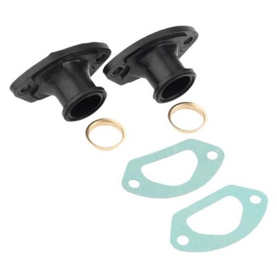 2 Sets Chainsaw Parts Exhaust Intake Manifold With Ring & Ga