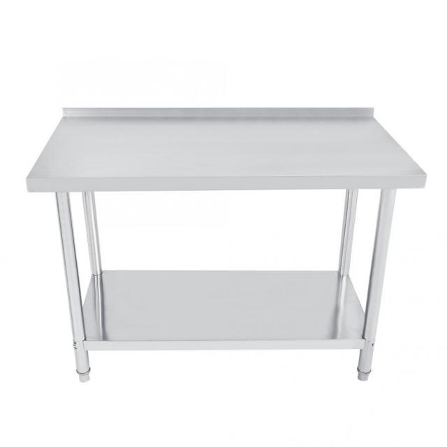 1Pc Double Layer Stainless Steel Platform Operating Table Wo