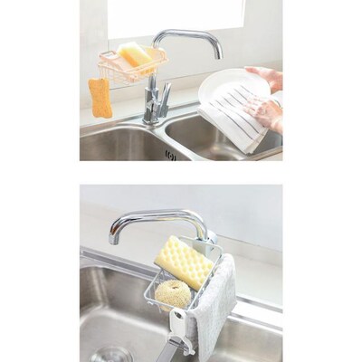 Recableght Detachable Sink Rack Large Capacity Storage Shelf