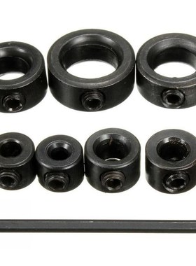 7Pcs/Lot 3-12mm Drill Bit Depth Stop Collar Ring Positioner