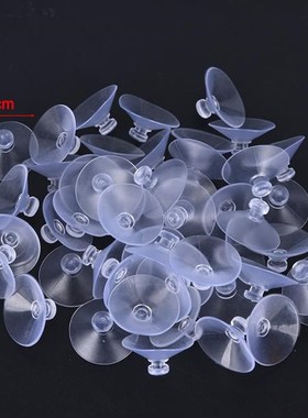 50Pcs 2/3/4CM PVC Transparent Mushroom Head Suckers Suction
