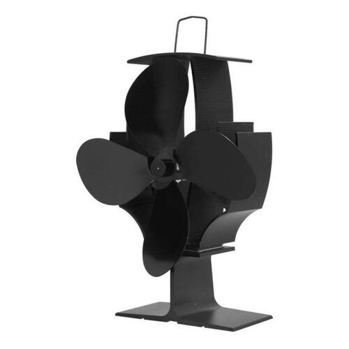 Stove Fan Aluminum Fireplace Fan for Living Room for Home