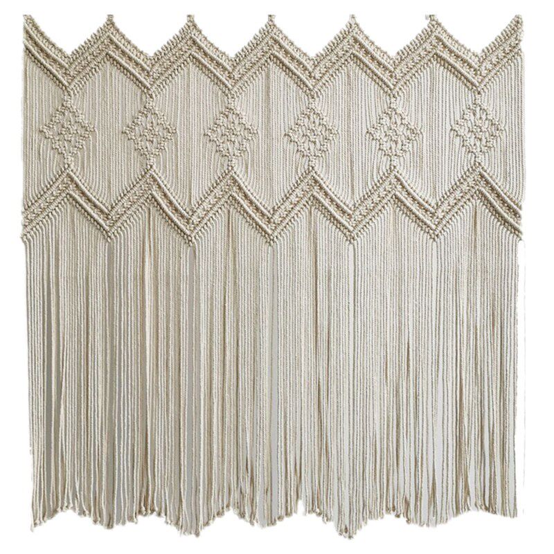 Wall Hanging Macrame Curtain Bohemian Handwoven Tapestry Per