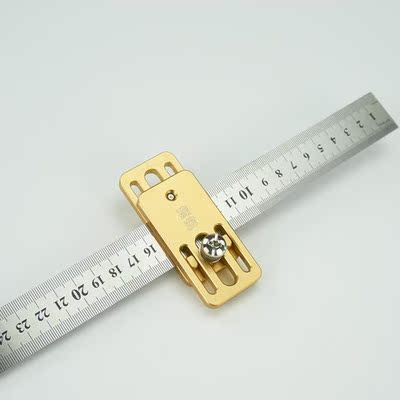 Household DIY Multifunctional Woodworking Steel Ruler Positi