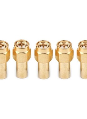 5pcs DC-3GHZ RF Coaxial Adapter SMA-male Plug Termination Du