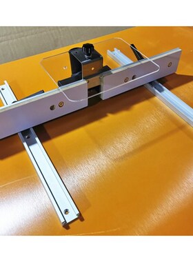 Woodworking Aluminium Profile Fence With T-track Sliding Bra