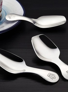 1pcs Stainless Steel Coffee Spoon Short Handle Tea Spoons Ki
