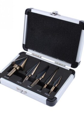 Hot sale5 Pcs/set HSS Step Drill Bits Titanium Cone Drill Ho