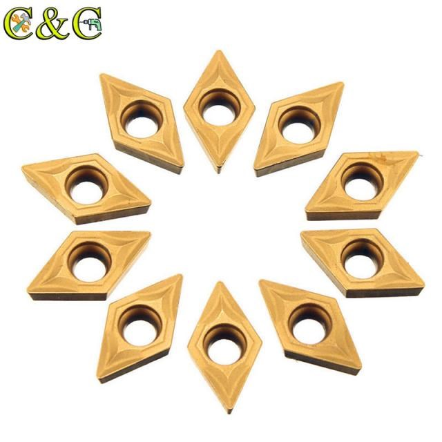 10pcs DCMT070204 YBC251 Carbide Insert 适用于 SDNCN1010H07/S