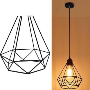 Lampshade Cage Wire Lamp Metal Vintage Retro Iron Chandelier