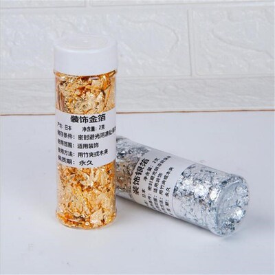 1PCS Box Genuine Gold Leaf Schabin Flakes 2g Gold Decorative