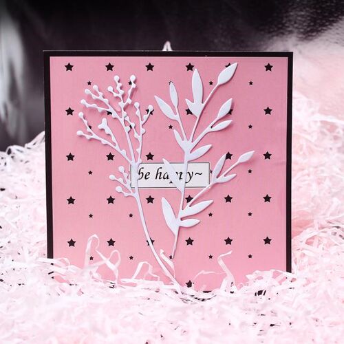Grass metal cutting dies embossing stencil template decorati