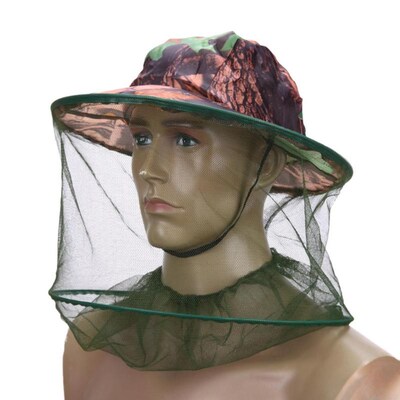 Mosquito Net Fishing Hat Bee Outdoor Camouflage Mosquito Net