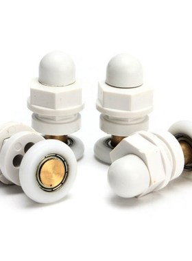 4Pcs/Set 19/23/25/27mm Dia Partiality Shower Bath Door Rolle