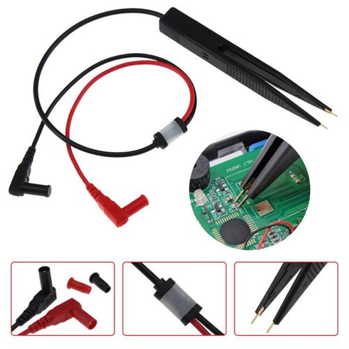 250V Test Clip Probe SMD Inductor Test Meter Wire Tips Probe