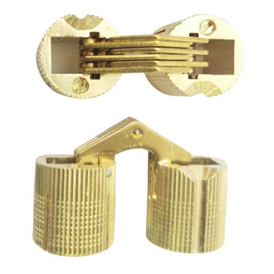 4pcs 8/10/12mm Brass Hinge Cabinet Concealed Hinge Practical