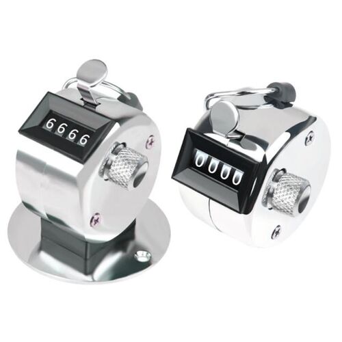 Portable 4 Digit Number Handheld Tally Counter Mini Mechanic