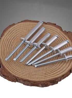 2.4/3.2/4/5mm Aluminium Open End Blind Rivets Set Dome Head