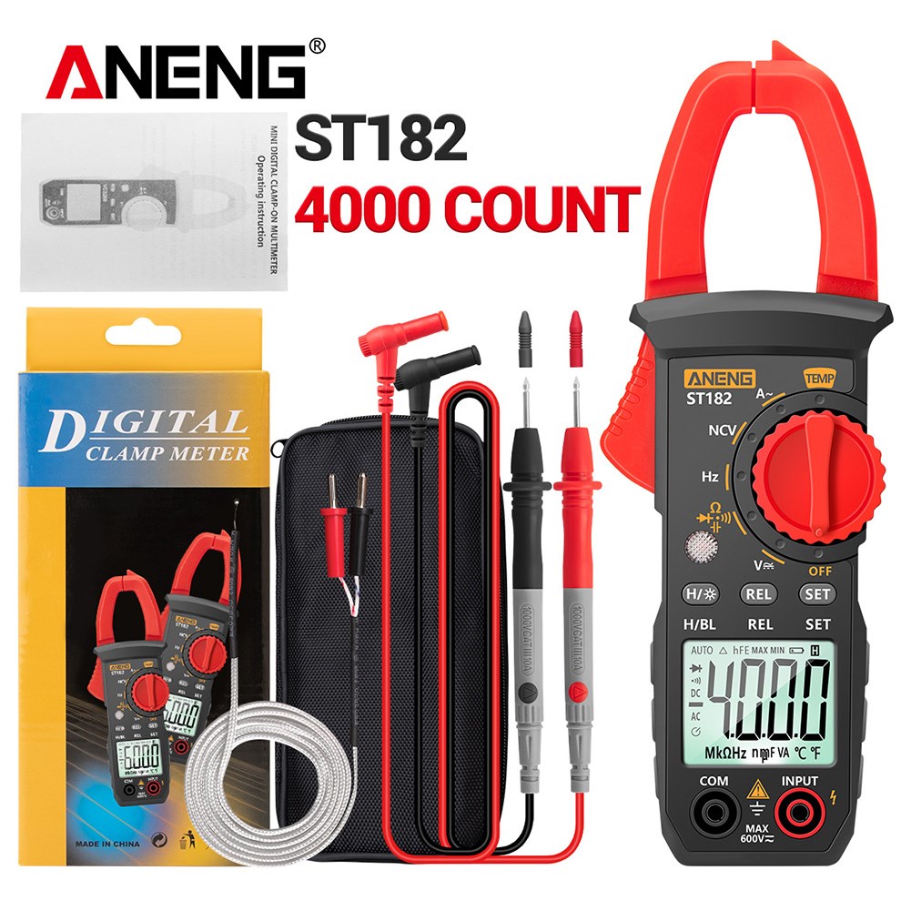 ST182 Digital Clamp Meter Multimeter Clamp Ammeters Voltage