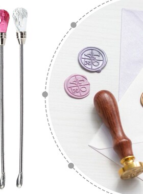 Metal Lacquered Seal Stirring Rod Metal Stirring Rod Wax Bur