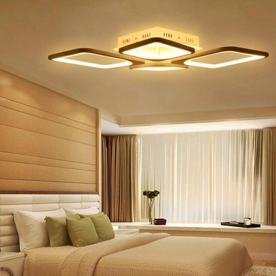 200W Modern LED Ceiling Lights Postmodern Lamp New RC Dimmab