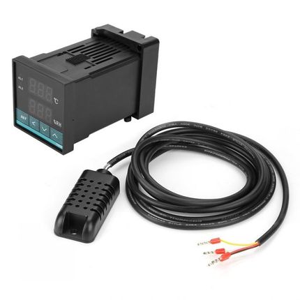 Digital Thermostat Temperature & Humidity Controller Thermos