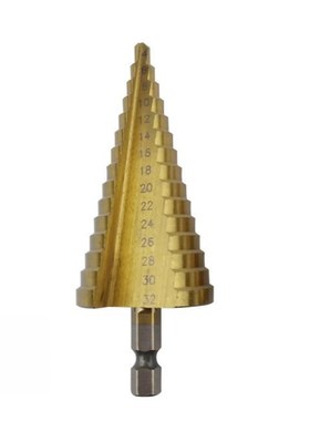 1Pcs High speed steel 4241 4-32 mm Spiral Grooved Hex shank