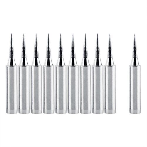 10Pcs 900M-T-I Solder Iron Tip Pure Copper Soldering Replace