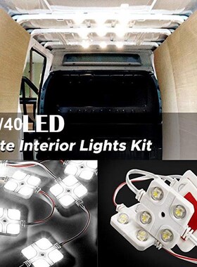 8/20/40 LED Interior Lights Kit For Trailer Lorries Sprinter
