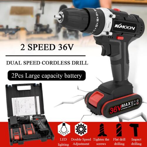 36V Impact Mini Electric Cordless Drill Wireless Rechargeabl