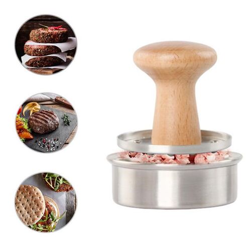 Hamburger Maker with Handle Detachable Anti-rust Stainless S