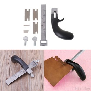 Leather Han Draw Cutter Professional Belt Strap Gauge String