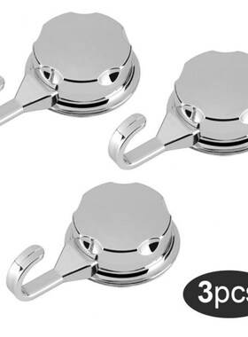 3Pcs/Set ABS Towel Wall Hook Rack Holder with Suction Cup fo