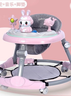 Baby walker multifunctional anti-rollover anti-O-legs can si