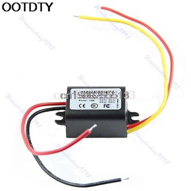 Hot Waterproof DC/DC Converter 12V Step Down to 9V 3A 15W Po